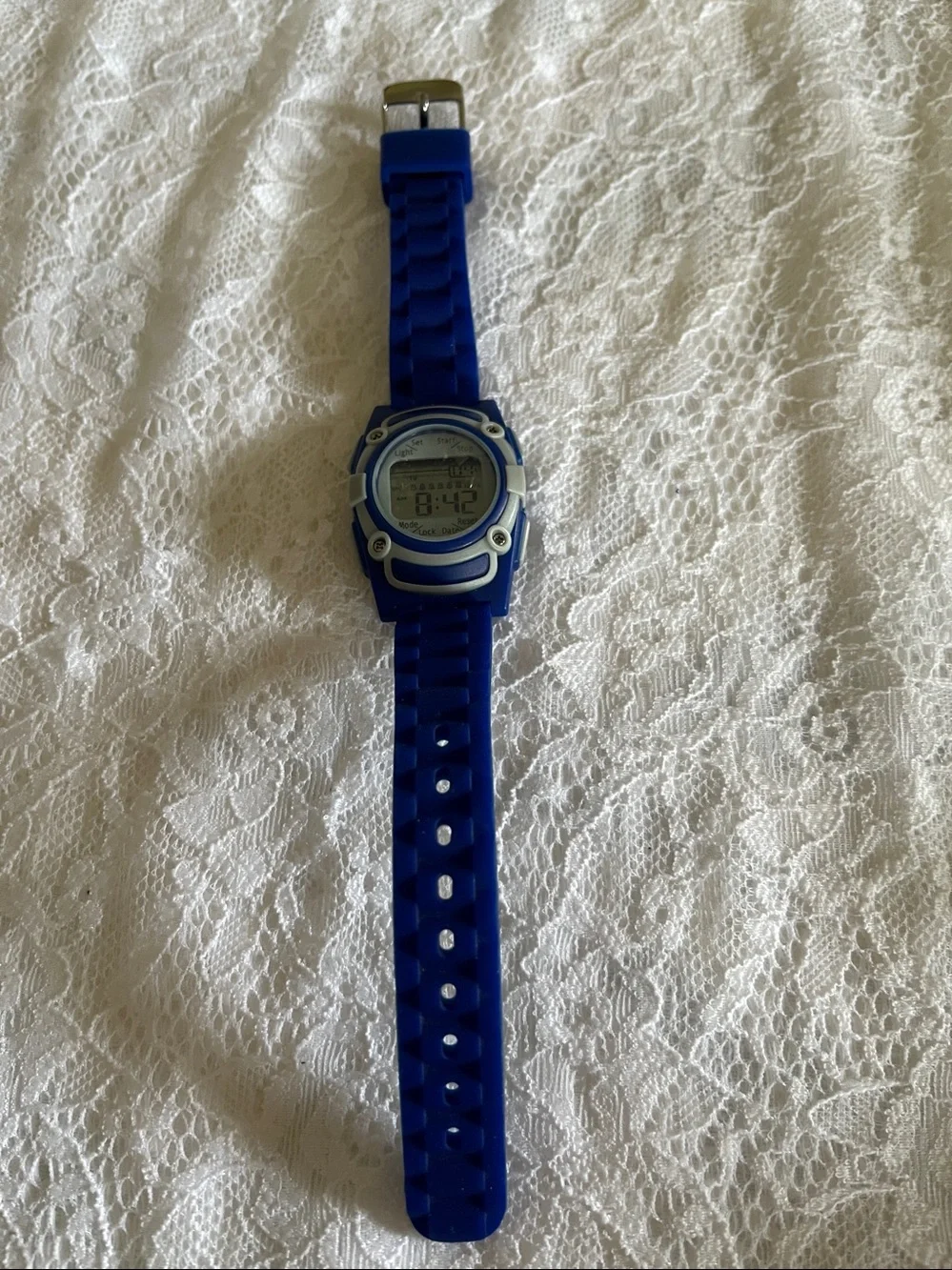 TICCI Children's Blue Digital Sport Watch with Silicone Strap
